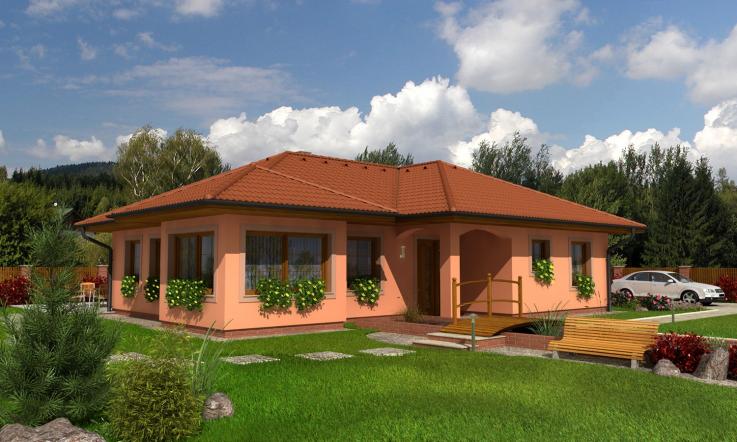 projekt domu BUNGALOW 87